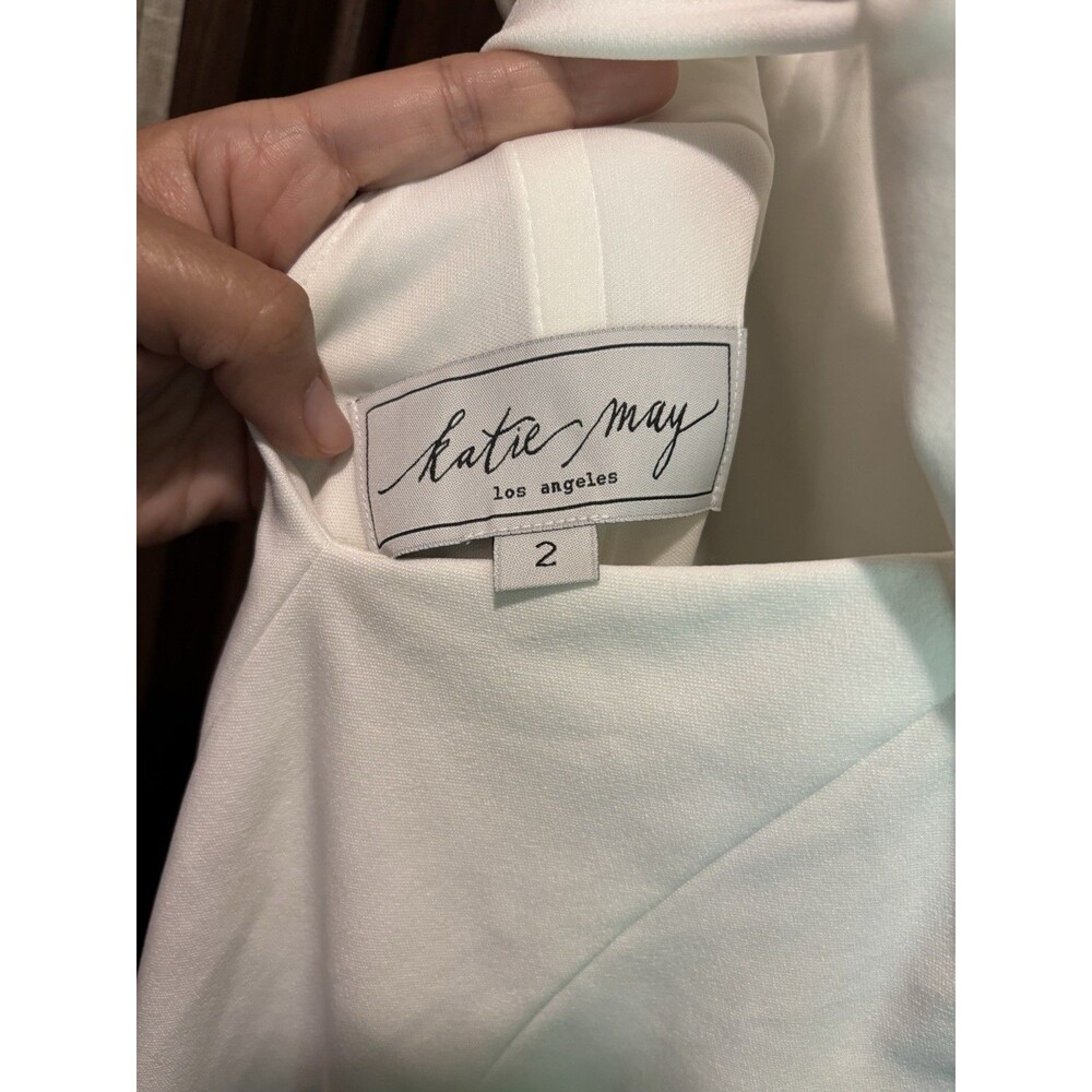 BHLDN Madison Maxi Dress Gown by Katie May Size 2 Ivory $280 - Picture 6 of 14